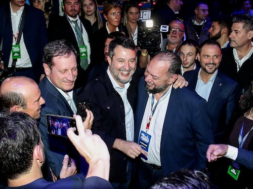 Salvini rieletto: 76%. Il primo impegno: “Basta con i soldi e le armi a Kiev”