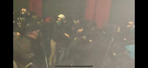 Scontri tra agenti e militanti di Casapound a Casal Bertone 2