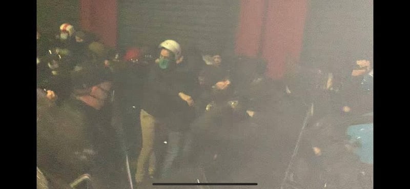 Scontri tra agenti e militanti di Casapound a Casal Bertone 2