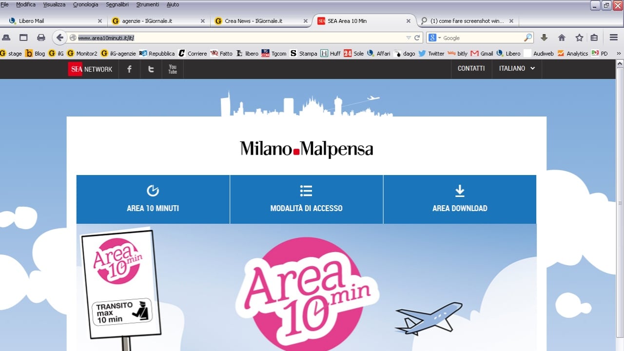 Malpensa, al via l'area di sosta gratuita per dieci minuti
