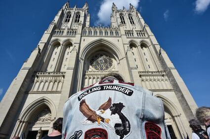 Usa, raduno motociclisti Rolling Thunder a Washington 7
