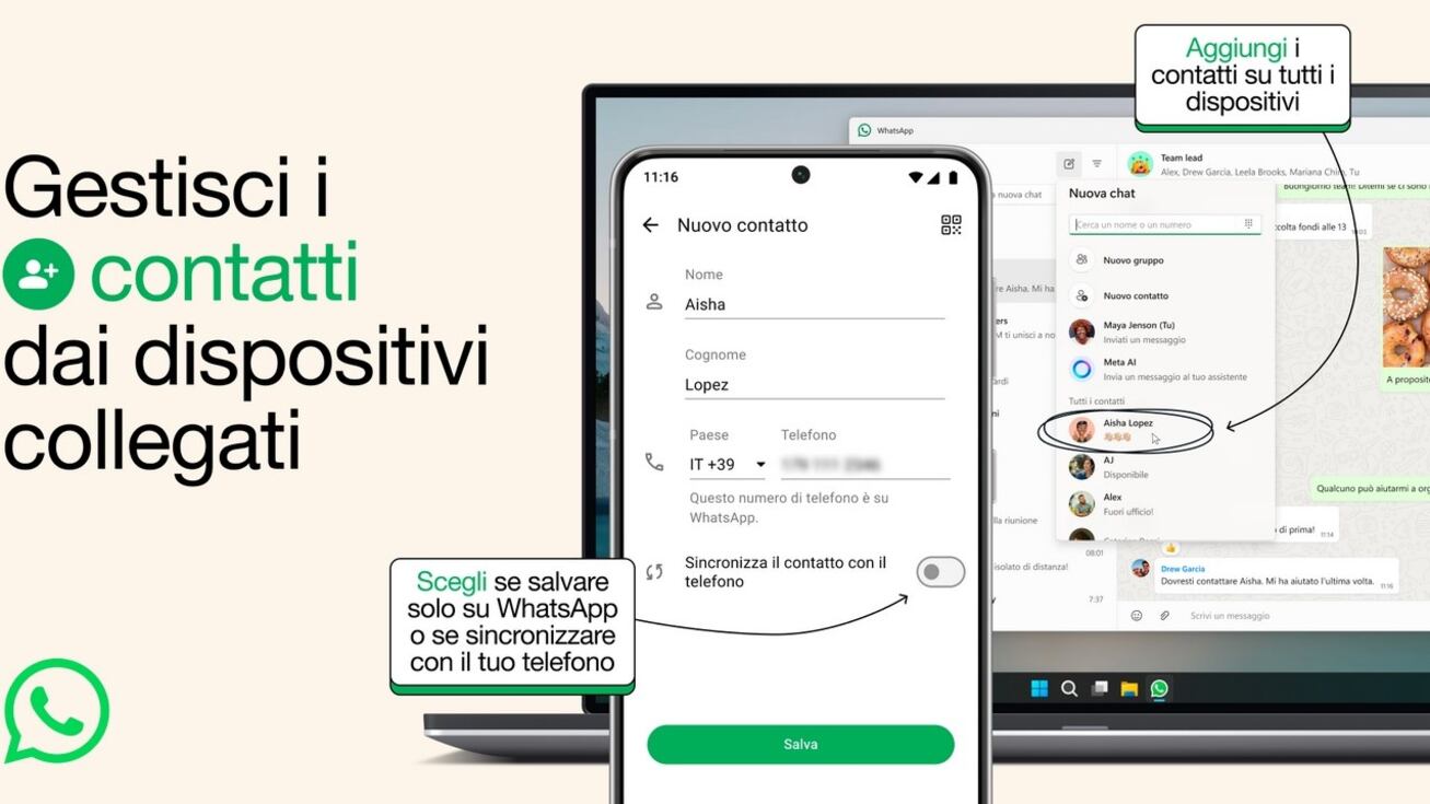 Rivoluzione WhatsApp. Si potrà usare senza numero di telefono