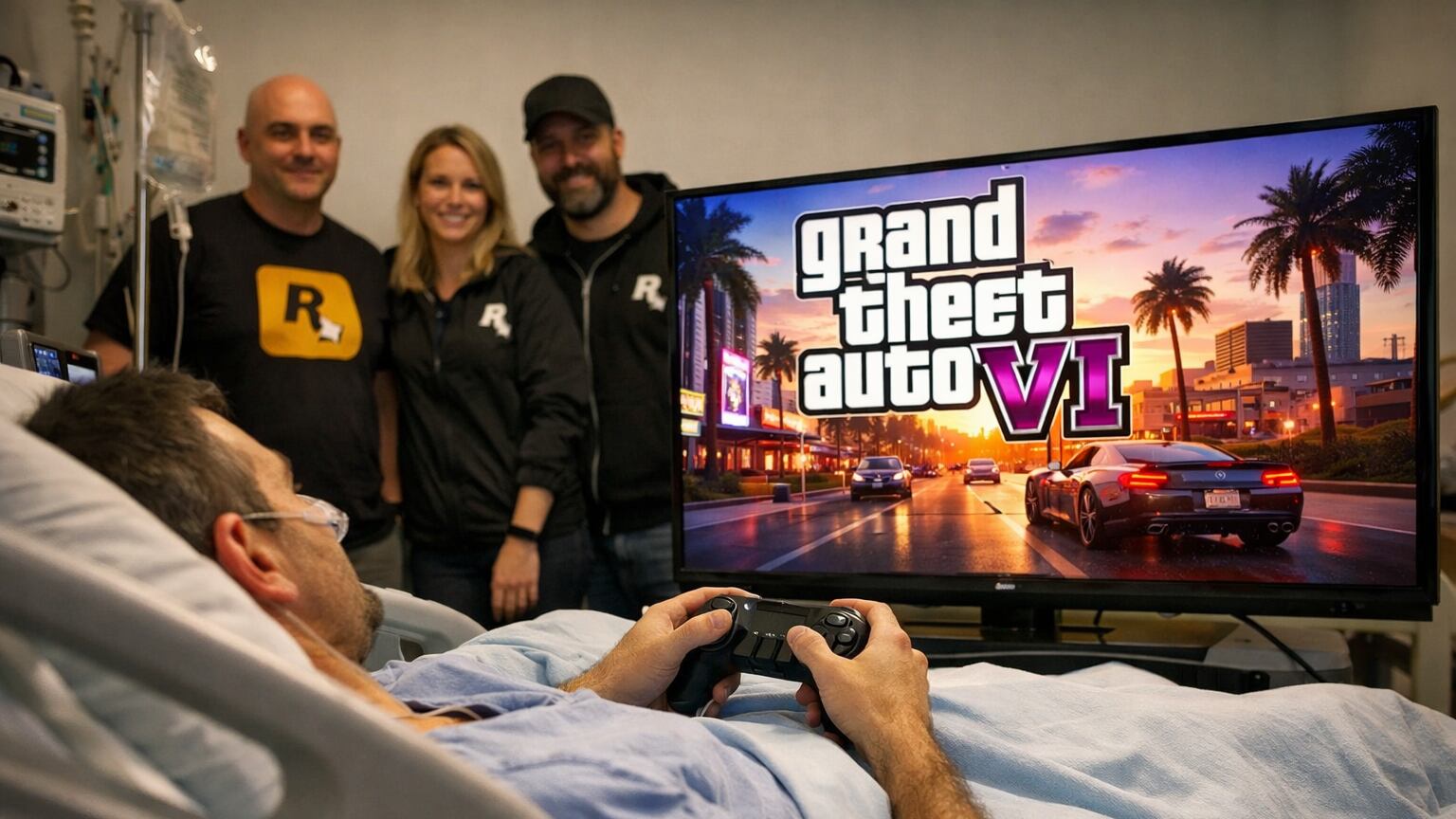 Rockstar e il povero fan malato. Resta il fatto che per giocare a GTA VI bisogna quasi essere terminali