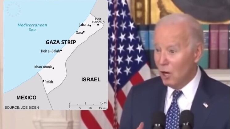 Messico al confine con Gaza: così Trump scherza sulle gaffe Biden