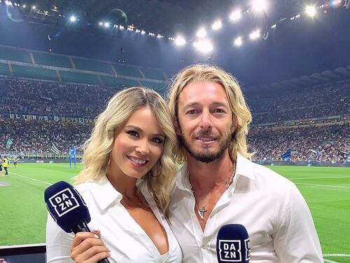 Diletta Leotta e Federico Balzaretti, "gemelli diversi" a bordocampo