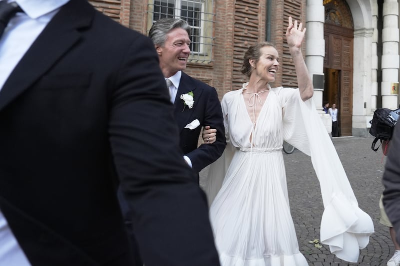 Le nozze di Eva Herzigova con Gregorio Marsiaj 13