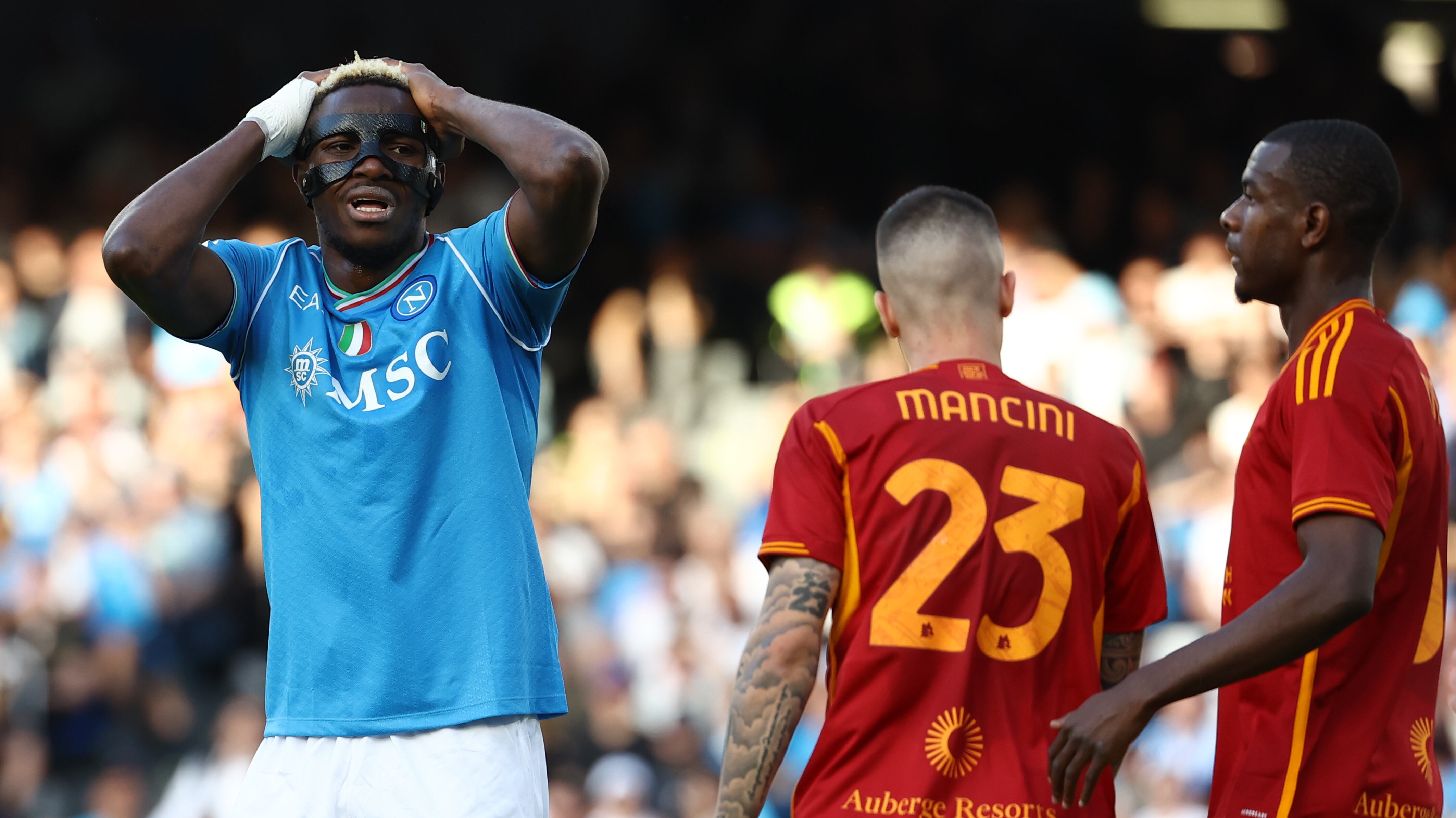Napoli-Roma, le pagelle: Svilar sugli scudi, Osimhen grintoso