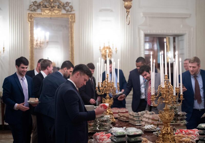 Donald Trump e la cena fast food 1