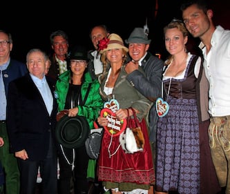 Schumacher si scatena all'Oktoberfest 1