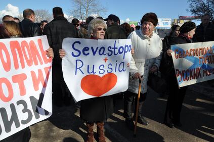 Le proteste degli attivisti filo russi 10