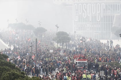 Manifestazione in Francia