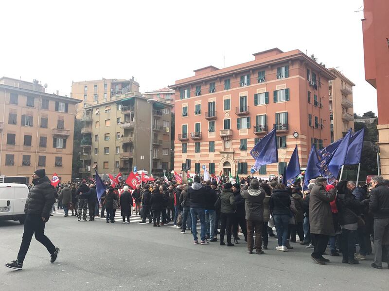 Genova, la manifestazione dell'Anpi contro l'ultradestra europea 2