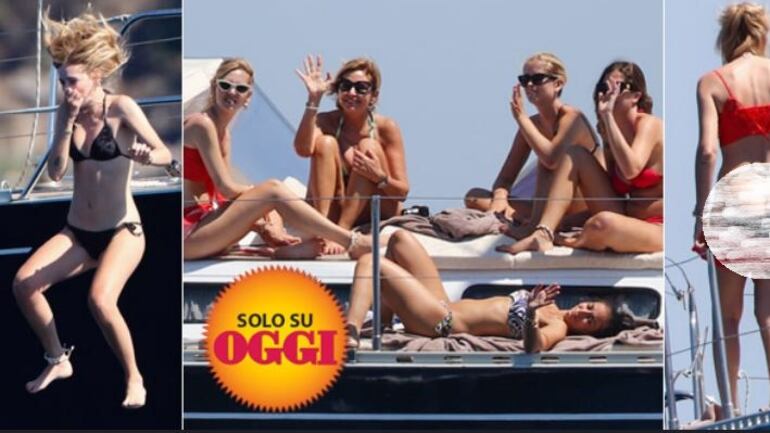 Chiara Ferragni in vacanza con la famiglia. E ci scappa l'incidente sexy