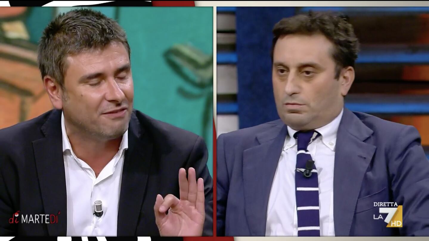 "Vile rappresaglia", "Chiamate un'ambulanza". Lite in studio tra Di Battista e Parenzo