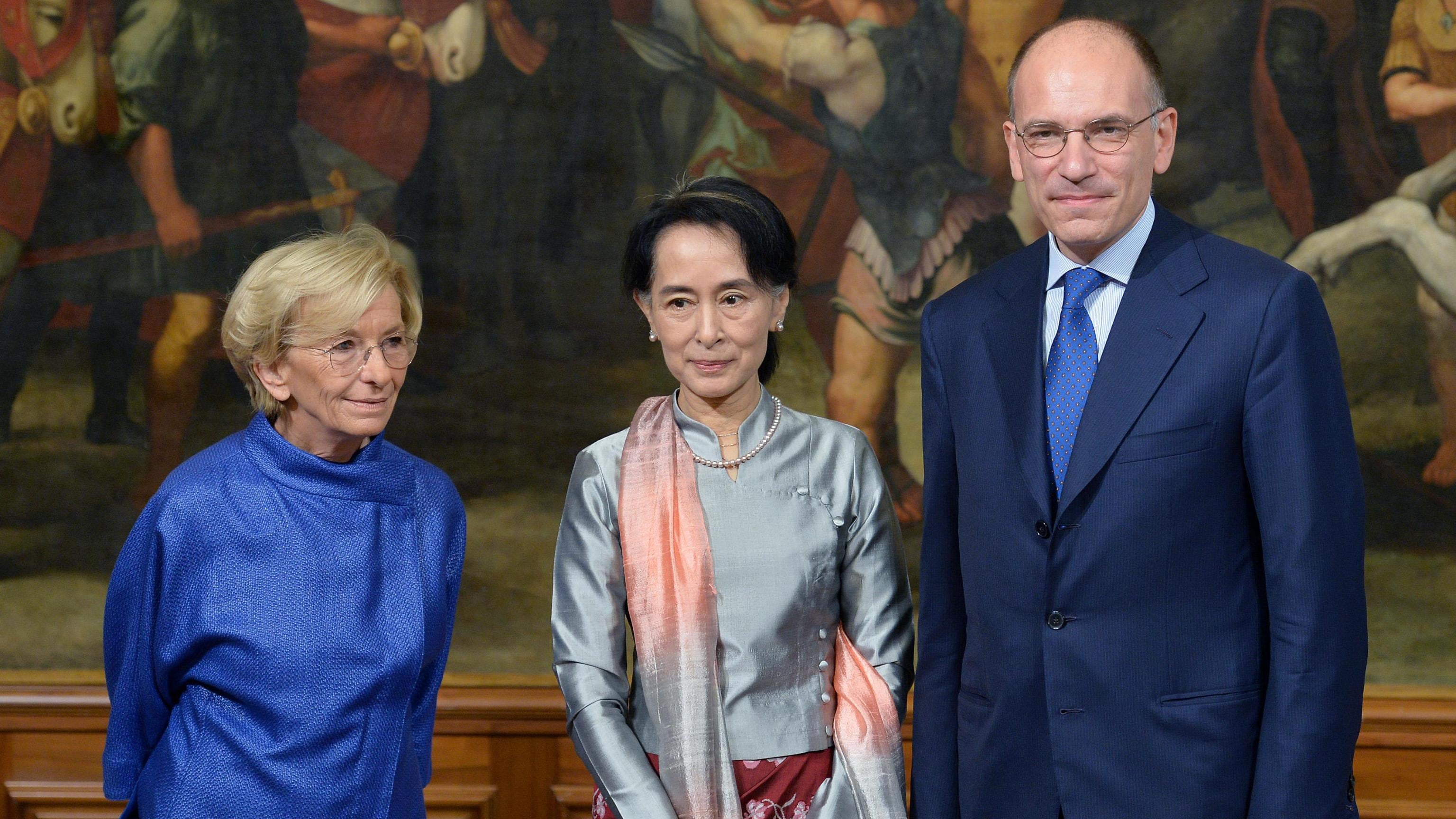 Aung San Suu Kyi: "L'Italia resti vicina alla Birmania"
