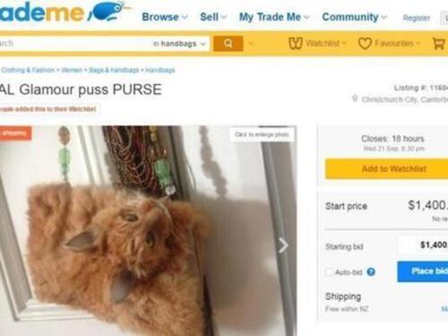 Trova un gatto morto e lo trasforma in borsa. Pioggia di critiche per la donna