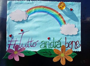 "Andrà tutto bene", il messaggio di speranza dei bimbi italiani 2