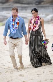 Il Principe Harry e Meghan Markle a una festa in spiaggia 7