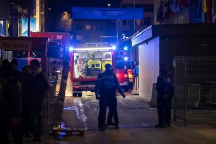 Incendio a Davos, l'evacuazione del centro congressi del World Economic Forum 6