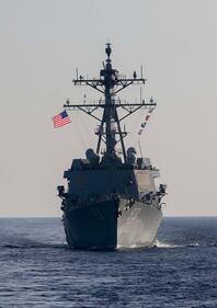 Il cacciatorpediniere americano Uss Milius 1