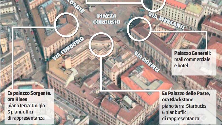 Schema Piazza Cordusio
