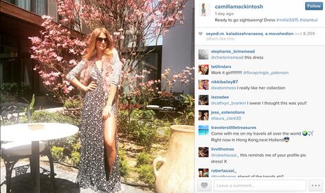 Camilla Mackintosh, gambe chilometriche su Instagram 4