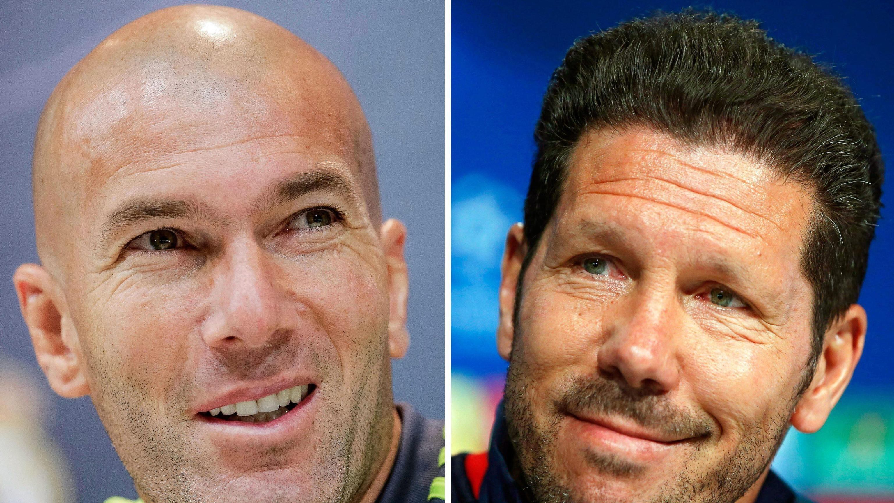 Zidane e Simeone, panchine ribaltate