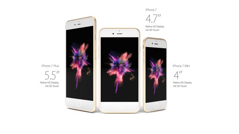 Come potrebbe essere l'iPhone 7 5