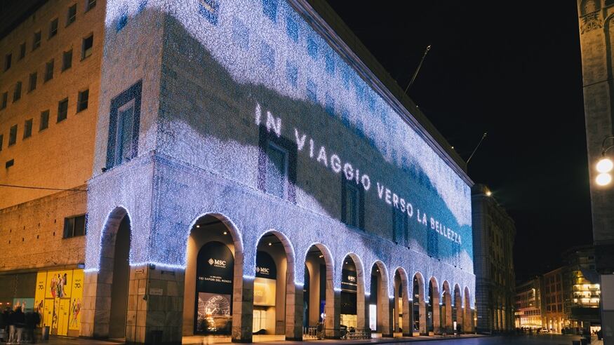 Il "mare" arriva a Milano grazie a Msc Crociere