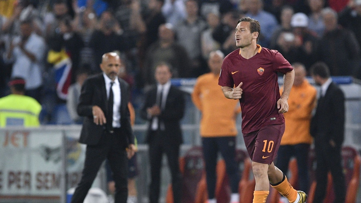Spalletti: "Totti? L'ho fatto entrare tardi e mi è sembrato arrabbiato"