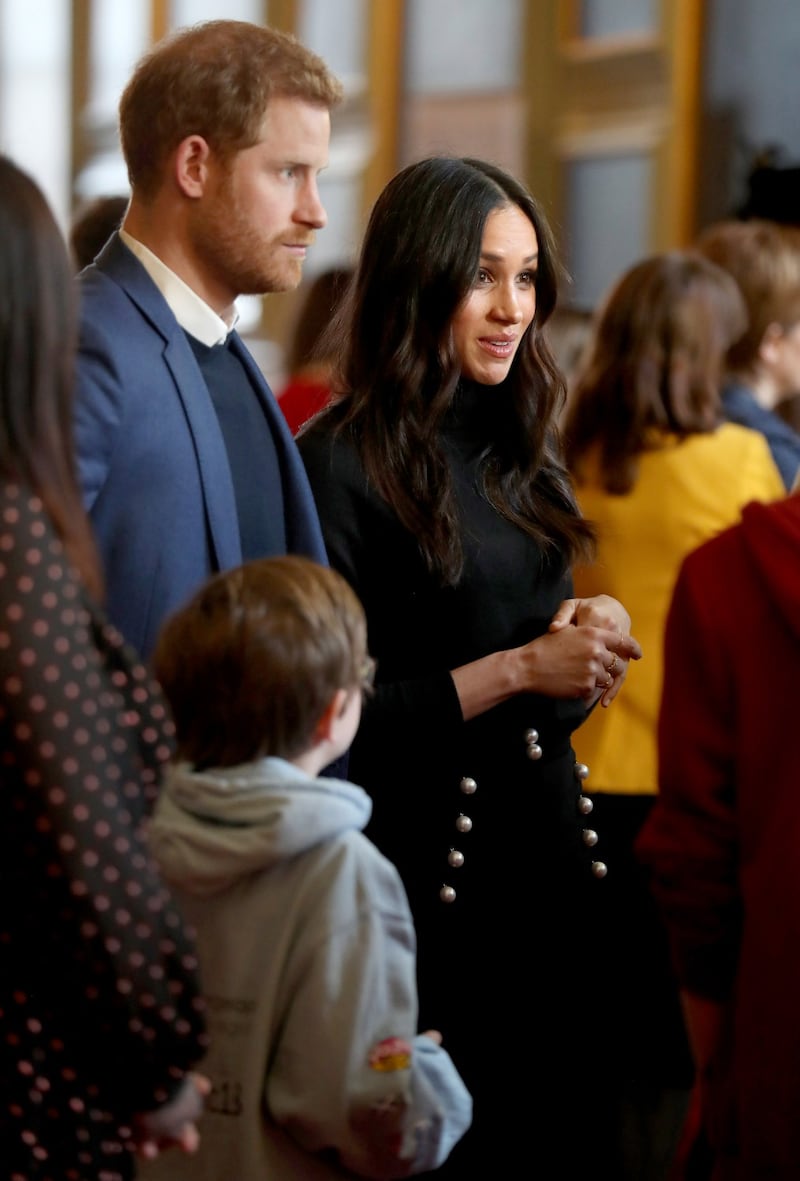 Meghan Markle raggiante col Principe Harry 4