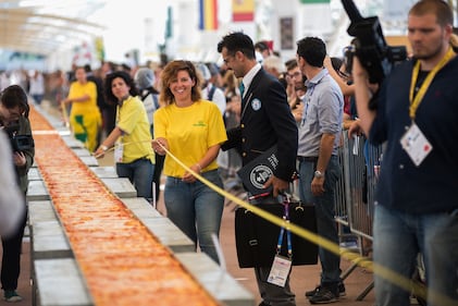 Expo, pizza record: 1595,45 metri 10
