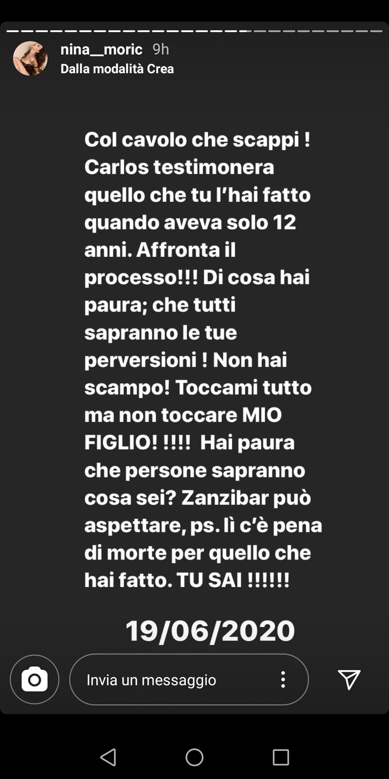 Nina moric social