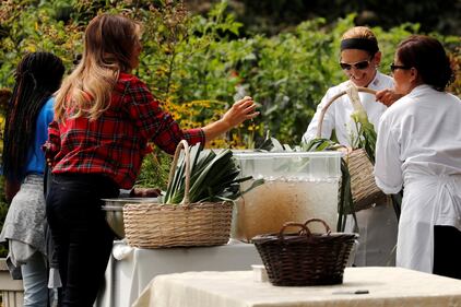 Melania Trump come Michelle: fa l'orto alla Casa Bianca 4