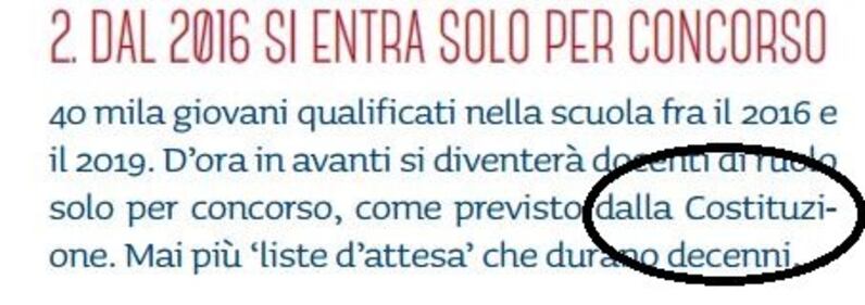 La riforma della scuola? Bocciata in grammatica 1