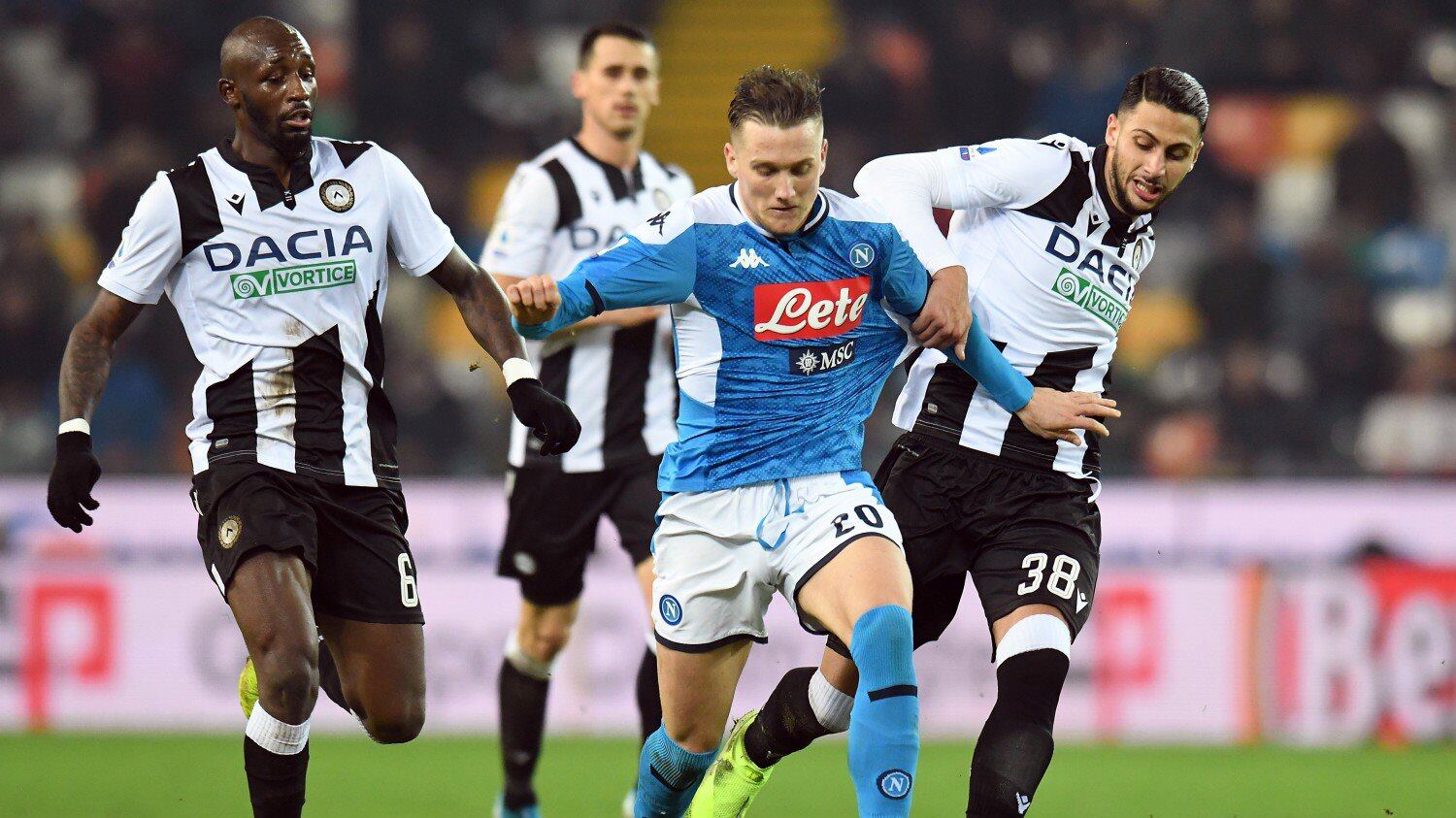Il Napoli non esce dalla crisi: 1-1 in casa dell'Udinese