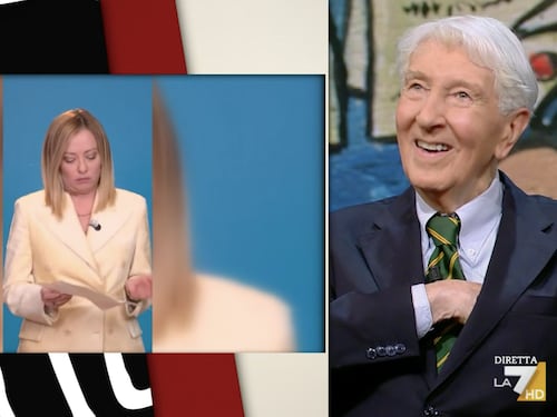 Meloni indagata, il delirio di Augias: "La solita strategia vittimistica"
