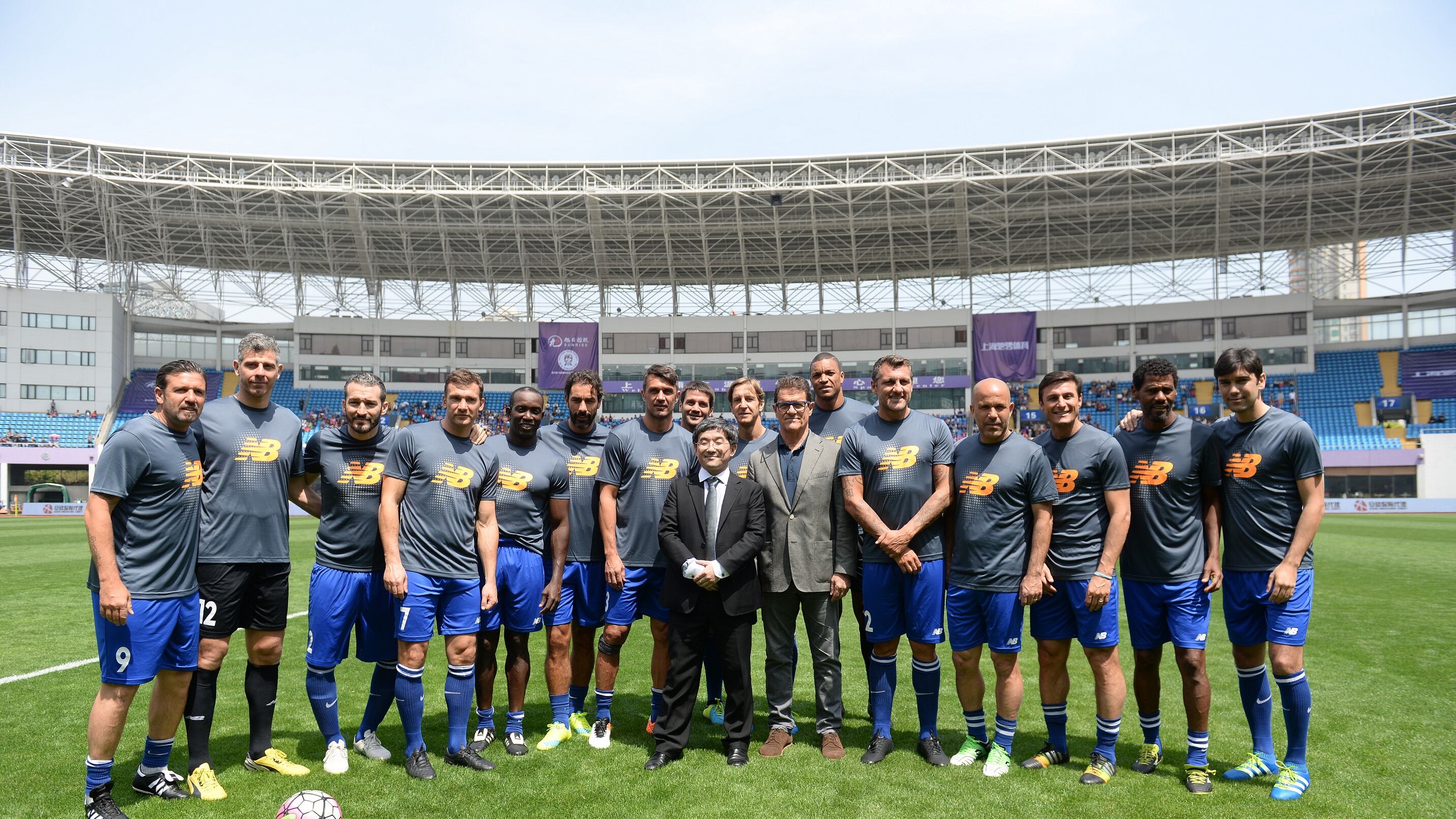 Il calcio europeo sbarca in Cina: in campo Vieri, Maldini e Zanetti