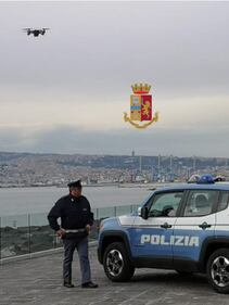 Campania, i controlli della Polfer con il drone 1