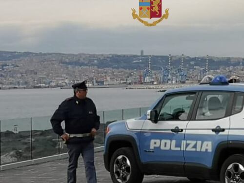 Campania, i controlli della Polfer con il drone