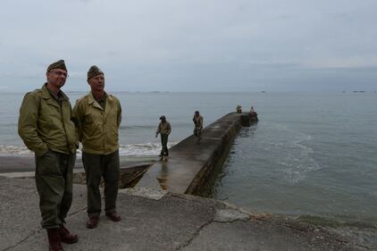D-Day, le celebrazioni sulle spiagge dello sbarco 12