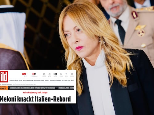 “Meloni verso il record storico”. La Bild celebra la sua stabilità