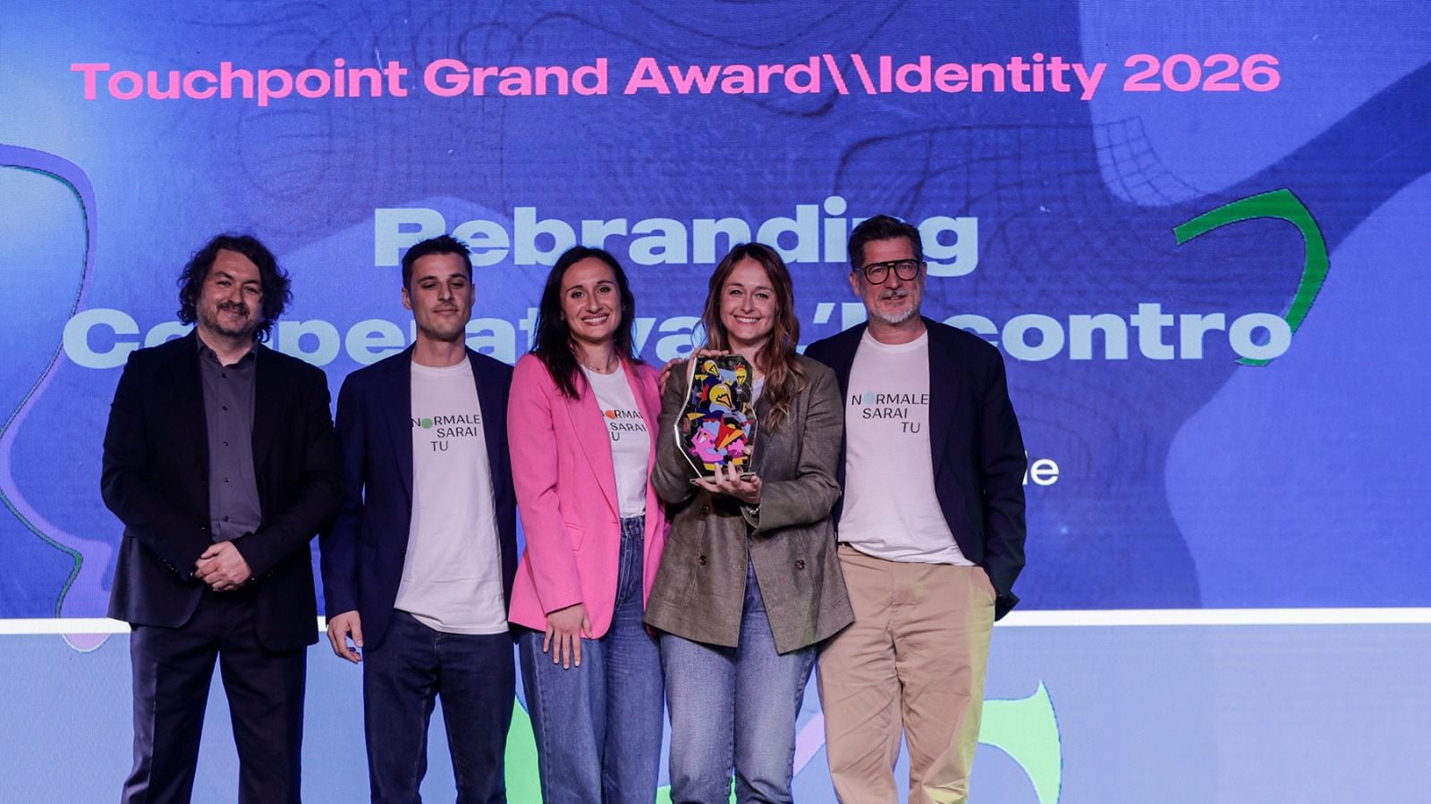 Touchpoint Awards Identity: Fkdesign conquista il Grand Award 2026 con il rebranding della Cooperativa L’Incontro