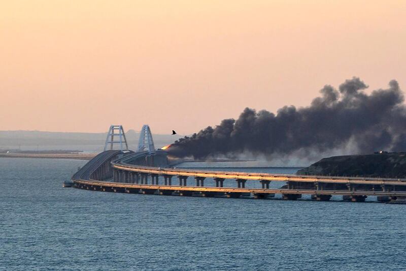 Il sabotaggio del ponte Kerch in Crimea 9