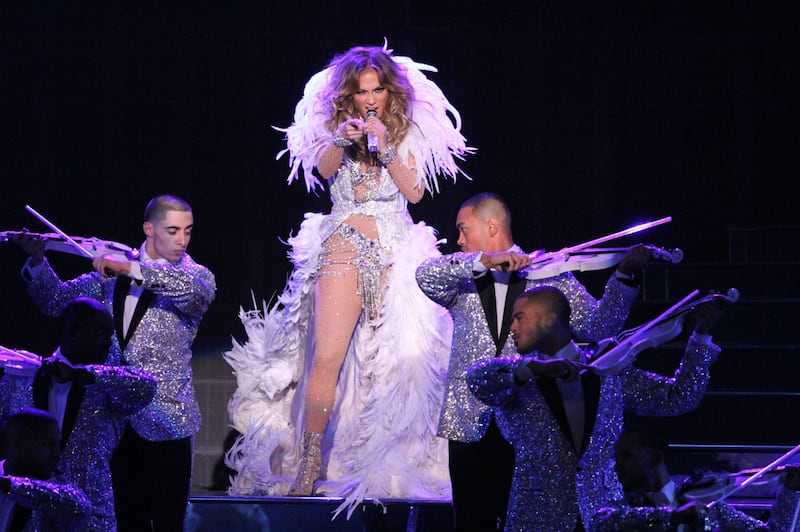 Jennifer Lopez, trasparenze a Las Vegas 73