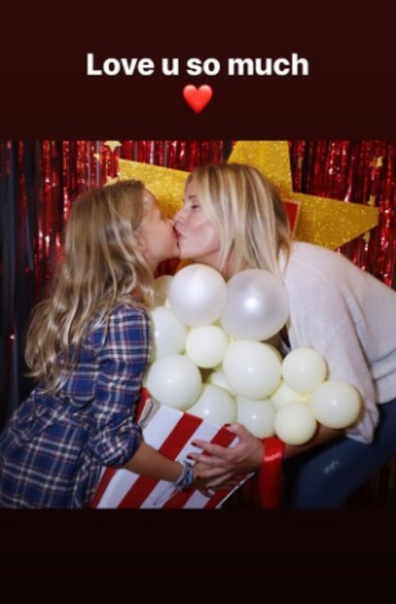 Alessia Marcuzzi, che film la festa per gli 8 anni di Mia 2