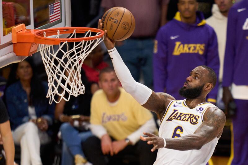 Lebron James Lakers Nuggers 2023 ANSA
