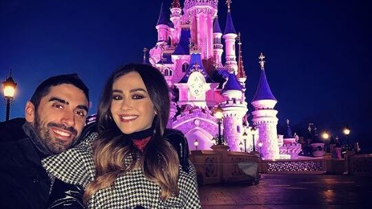 Giorgia Palmas, compleanno a Disneyland con Magnini (e figlia)