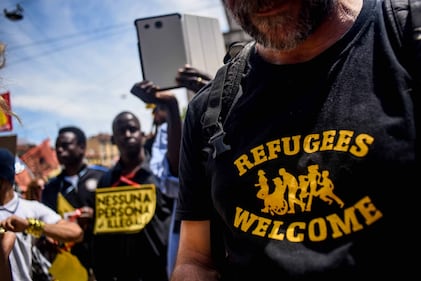 A Milano la marcia per i diritti dei migranti 12