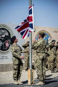Le truppe inglesi lasciano Camp Baston alle forze afghane 4